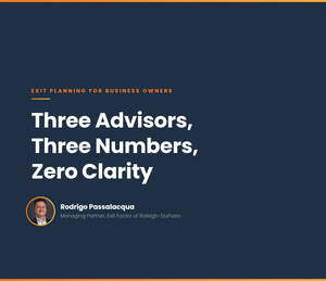 Three Advisors, Three Numbers, Zero Clarity